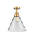 Caden LED Semi-Flush Mount in Satin Gold (405|4471CSGG42LLED)