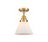 Caden LED Semi-Flush Mount in Satin Gold (405|4471CSGG41LED)