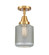 Caden LED Flush Mount in Satin Gold (405|4471CSGG262LED)