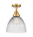 Caden One Light Semi-Flush Mount in Satin Gold (405|4471CSGG222)