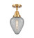 Caden One Light Flush Mount in Satin Gold (405|4471CSGG165)