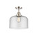 Caden One Light Flush Mount in Polished Nickel (405|4471CPNG74L)