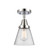 Caden One Light Semi-Flush Mount in Polished Chrome (405|4471CPCG64)