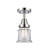 Caden LED Semi-Flush Mount in Polished Chrome (405|4471CPCG182SLED)