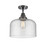 Caden One Light Semi-Flush Mount in Matte Black (405|4471CBKG74L)