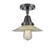 Caden One Light Semi-Flush Mount in Matte Black (405|4471CBKG2)