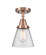 Caden LED Flush Mount in Antique Copper (405|4471CACG64LED)