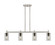 Downtown Urban Four Light Island Pendant in Satin Nickel (405|4344ISNG4347SM)