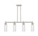 Downtown Urban Four Light Island Pendant in Satin Nickel (405|4344ISNG43412SDY)