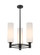 Downtown Urban LED Pendant in Matte Black (405|4343CRBKG43412WH)