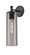 Downtown Urban One Light Wall Sconce in Matte Black (405|4341WBKG43412SM)