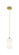 Downtown Urban One Light Pendant in Brushed Brass (405|4341PBBG4347WH)