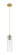 Downtown Urban One Light Pendant in Brushed Brass (405|4341PBBG43412CL)