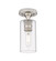 Downtown Urban One Light Flush Mount in Satin Nickel (405|4341FSNG4347CL)