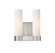 Downtown Urban Two Light Bath Vanity in Satin Nickel (405|4292WSNG42911WH)