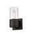 Downtown Urban One Light Wall Sconce in Matte Black (405|4281WBKG4287SDY)