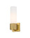 Downtown Urban One Light Wall Sconce in Brushed Brass (405|4281WBBG42812WH)