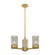 Downtown Urban LED Pendant in Brushed Brass (405|4273CRBBG4279SM)