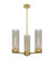 Downtown Urban LED Pendant in Brushed Brass (405|4273CRBBG42714SM)