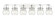 Downtown Urban Six Light Bath Vanity in Polished Chrome (405|4236WPCG4106SDY)