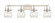 Downtown Urban Four Light Bath Vanity in Satin Nickel (405|4234WSNG4106CL)