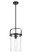 Downtown Urban One Light Mini Pendant in Matte Black (405|4131SMBKG4131S8CL)