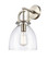 Downtown Urban One Light Wall Sconce in Brushed Satin Nickel (405|4121WSN8CL)