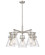 Downtown Urban Five Light Chandelier in Satin Nickel (405|4115CRSNG4117SDY)