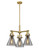 Downtown Urban Three Light Pendant in Brushed Brass (405|4113CRBBG4117SM)