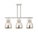 Downtown Urban Three Light Island Pendant in Polished Nickel (405|4103IPNM41210PN)