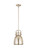 Downtown Urban One Light Mini Pendant in Satin Nickel (405|4101SSSNM4128SN)