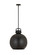 Downtown Urban One Light Pendant in Matte Black (405|4101SLBKM41016BK)