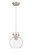 Downtown Urban One Light Pendant in Brushed Satin Nickel (405|4101PSSNG4108CL)