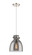 Downtown Urban One Light Pendant in Polished Nickel (405|4101PSPNG4128SM)