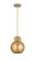 Downtown Urban One Light Pendant in Brushed Brass (405|4101PSBBM4108BB)