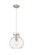 Downtown Urban One Light Pendant in Satin Nickel (405|4101PMSNG41010CL)
