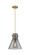 Downtown Urban One Light Pendant in Brushed Brass (405|4101PMBBG41110SM)