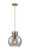 Newton One Light Mini Pendant in Brushed Brass (405|4101PMBBG41010SM)