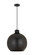 Downtown Urban One Light Pendant in Matte Black (405|4101PLBKM41018BK)