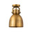 Downtown Urban One Light Semi-Flush Mount in Brushed Brass (405|4101FBBM4128BB)