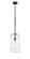Downtown Urban One Light Mini Pendant in Matte Black (405|3801SBKG3818CL)