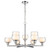 Auralume Nine Light Chandelier in Polished Chrome (405|3309CRPCCLW)