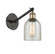 Ballston LED Wall Sconce in Black Antique Brass (405|3171WBABG259LED)