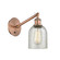 Ballston LED Wall Sconce in Antique Copper (405|3171WACG259LED)