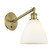 Ballston One Light Wall Sconce in Antique Brass (405|3171WABGBD751)