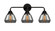 Nouveau 2 Three Light Bath Vanity in Matte Black (405|2883WBKG173)