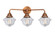 Nouveau 2 LED Bath Vanity in Antique Copper (405|2883WACG532LED)