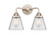 Nouveau 2 LED Bath Vanity in Polished Nickel (405|2882WPNG64LED)