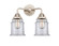 Nouveau 2 Two Light Bath Vanity in Polished Nickel (405|2882WPNG182)