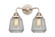 Nouveau 2 Two Light Bath Vanity in Polished Nickel (405|2882WPNG142)